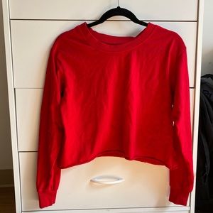 buy1get1 50% off!-red crew neck!